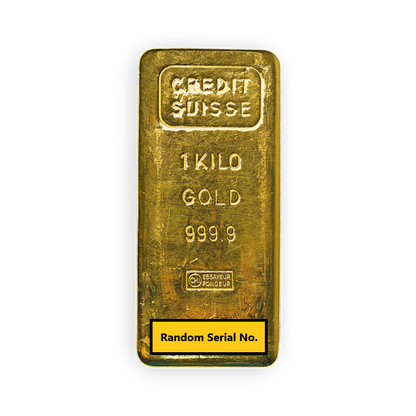 Credit Suisse Cast Gold Bars - ID 347