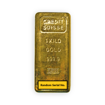 Credit Suisse Cast Gold Bars - ID 347