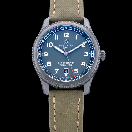 Breitling Aviator 8 Automatic 41 black steel Curtiss Warhawk M173152A1L1X1
