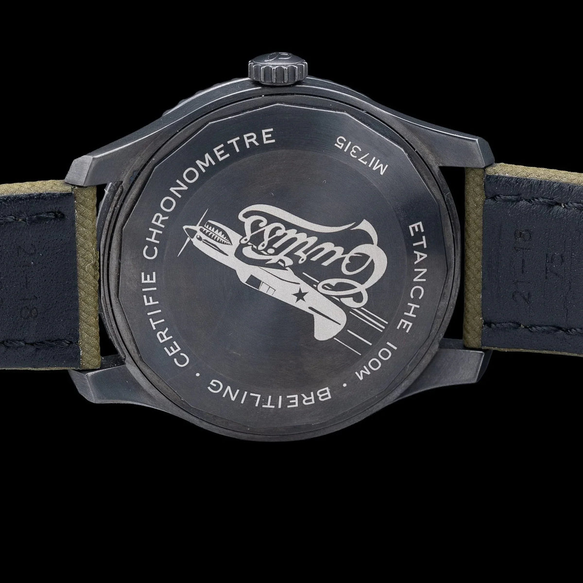 Breitling Aviator 8 Automatic 41 black steel Curtiss Warhawk M173152A1L1X1