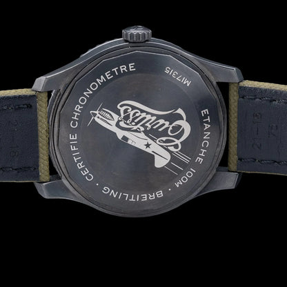 Breitling Aviator 8 Automatic 41 black steel Curtiss Warhawk M173152A1L1X1