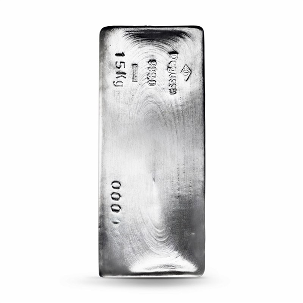 Degussa Cast Silver Bars - ID 2154