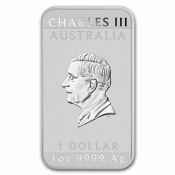 Dragon Rectangular 1 oz Silver Coins - ID 4621