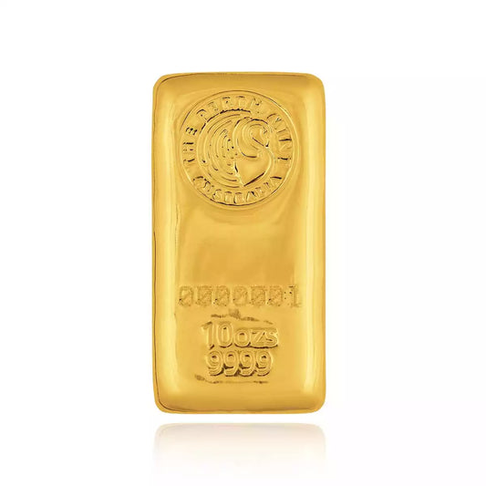 10oz Perth Mint Cast Gold Bar