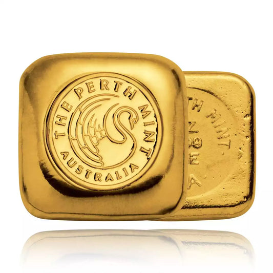1oz Perth Mint Gold Cast Bar