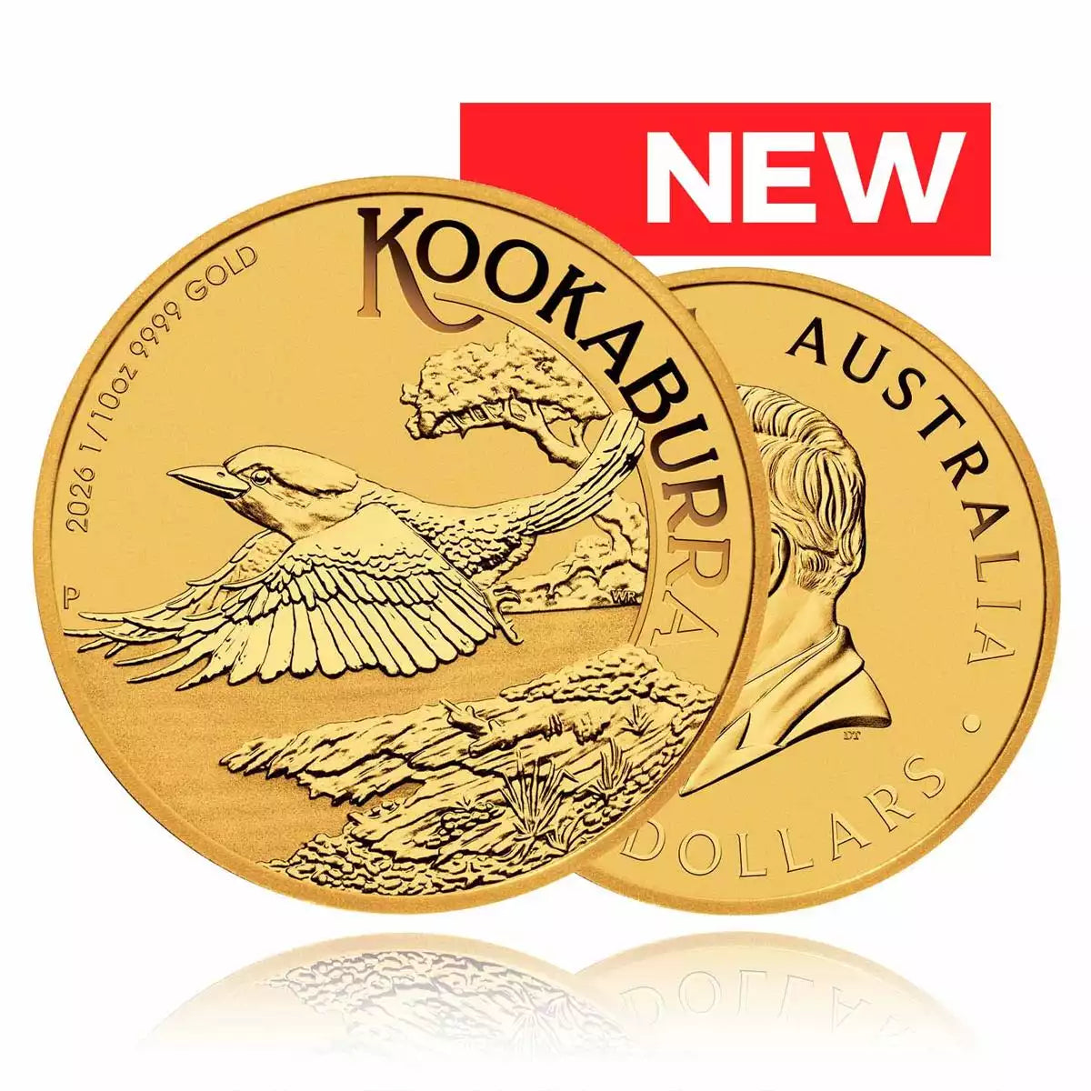 1/10oz Gold Coin 2026 Kookaburra - Perth Mint