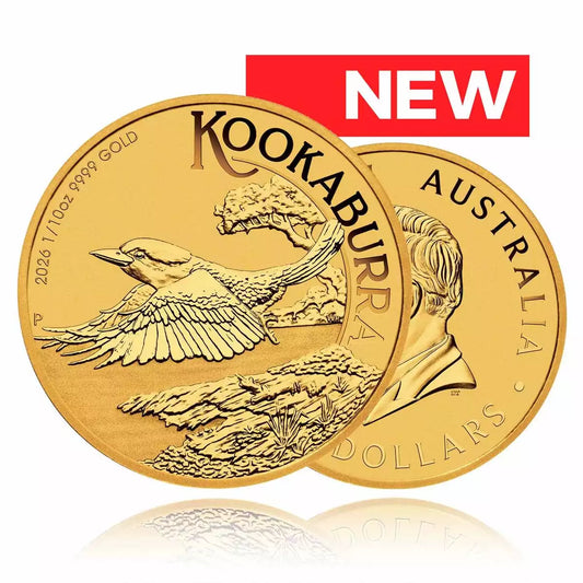 1/10oz Gold Coin 2026 Kookaburra - Perth Mint