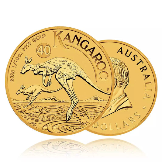 1/10oz Gold Coin 2026 Kangaroo - Perth Mint