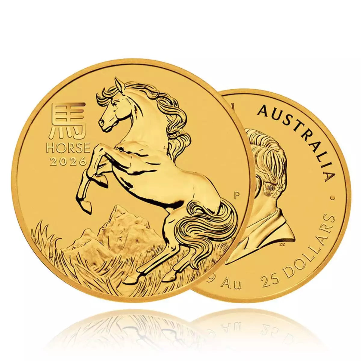 1/4oz Gold Coin 2026 Year of the Horse - Perth Mint