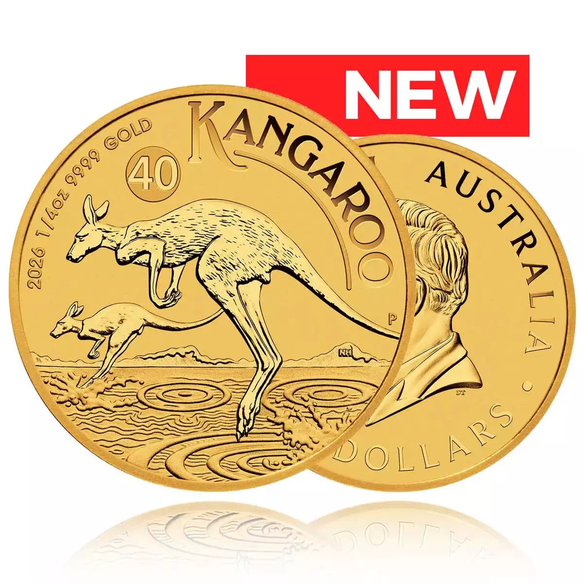 1/4oz Gold Coin 2026 Kangaroo - Perth Mint