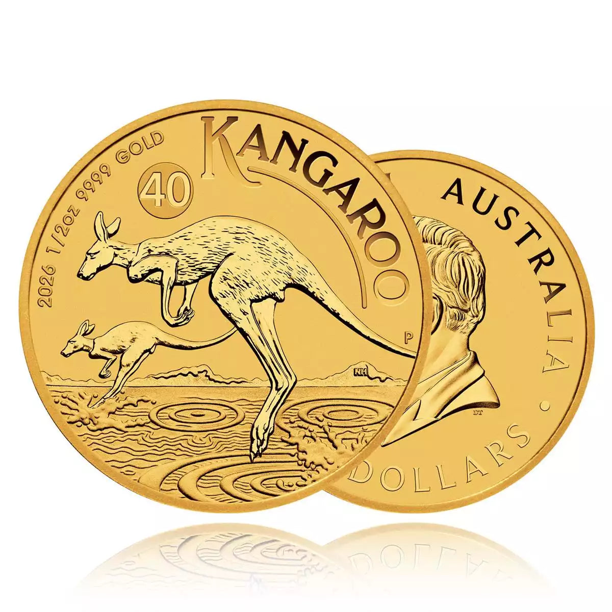 1/2oz Gold Coin 2026 Kangaroo - Perth Mint