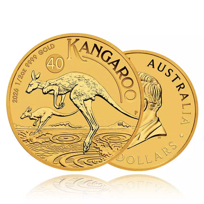 1/2oz Gold Coin 2026 Kangaroo - Perth Mint