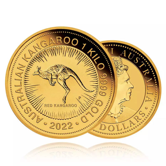 1kg Gold Coin 2022 Kangaroo -Perth Mint