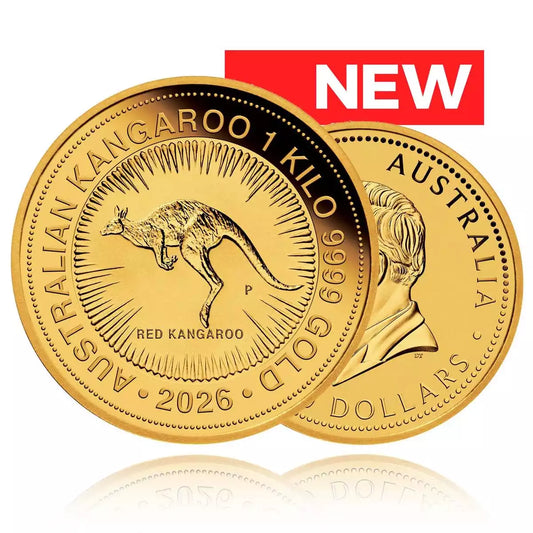 1kg Gold Coin 2026 Kangaroo - Perth Mint
