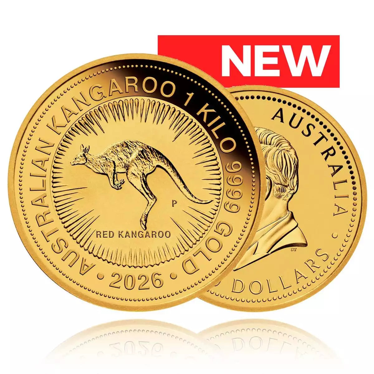 1kg Gold Coin 2026 Kangaroo - Perth Mint