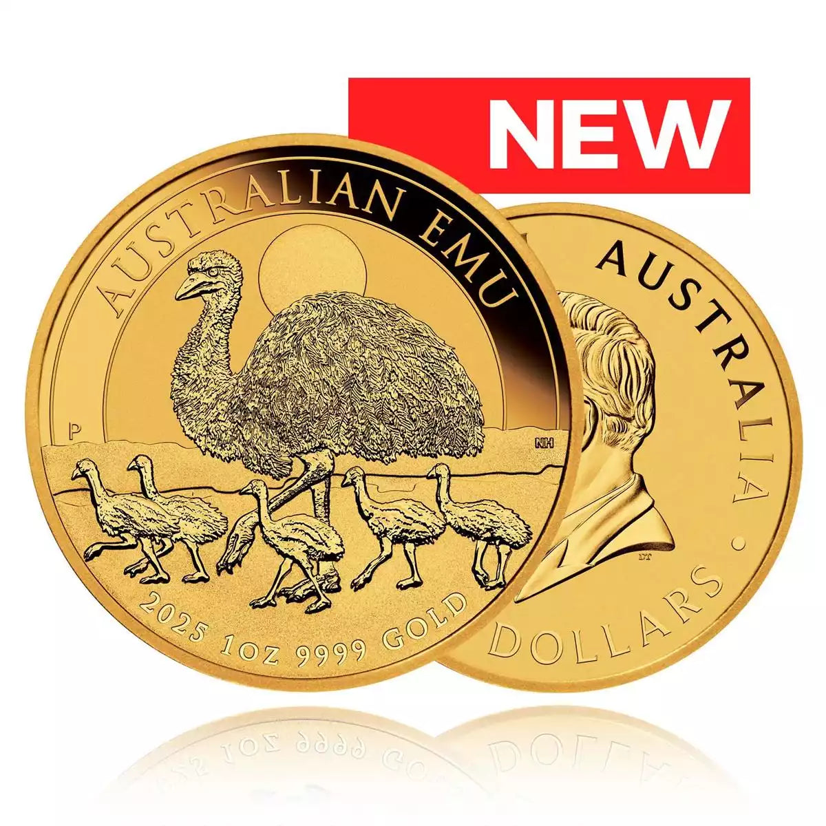 1oz Gold Coin 2025 Australian Emu - Perth Mint