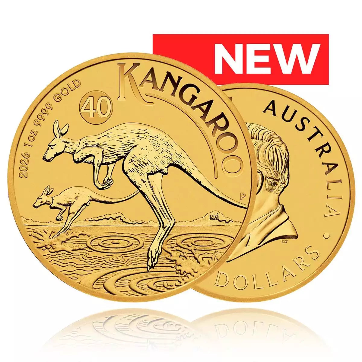 1oz Gold Coin 2026 Kangaroo - Perth Mint