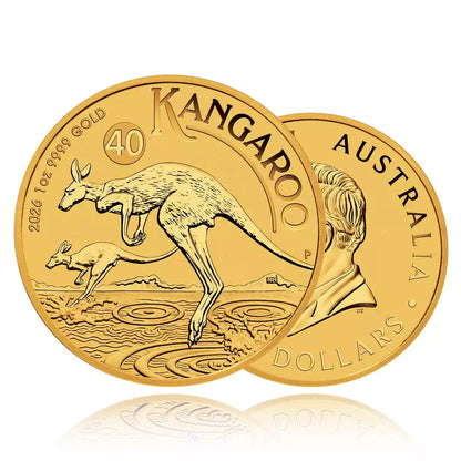 1oz Gold Coin 2026 Kangaroo - Perth Mint