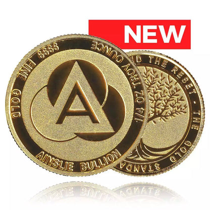 1/4oz Ainslie Minted Gold Round