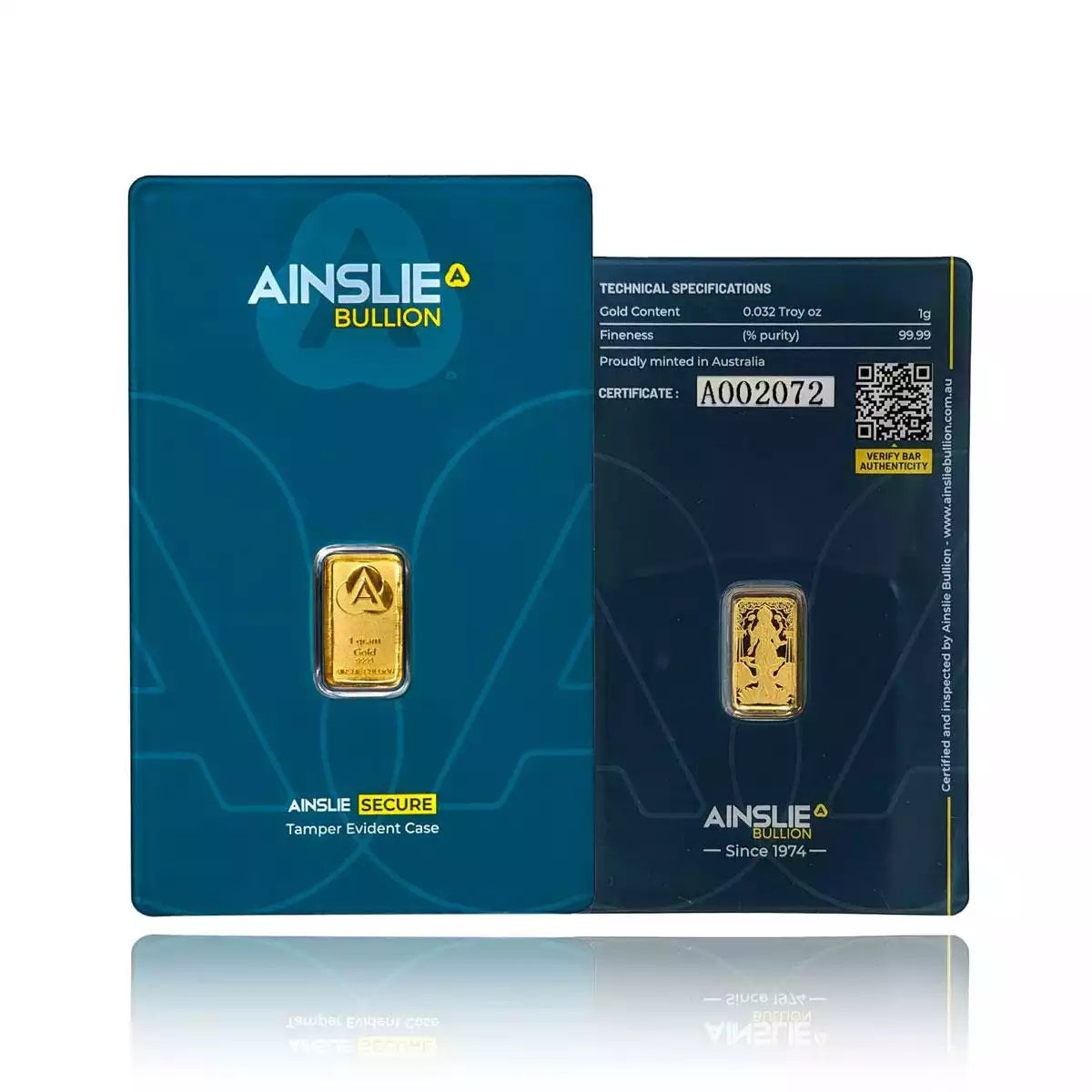 1g Ainslie Minted Gold Bar - Diwali