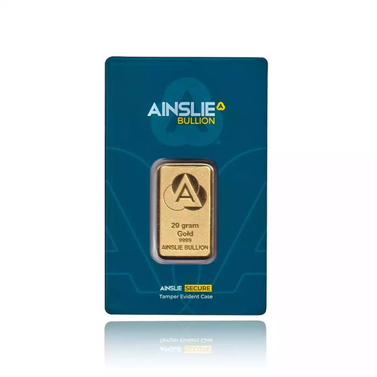 20g Ainslie Minted Gold Bar