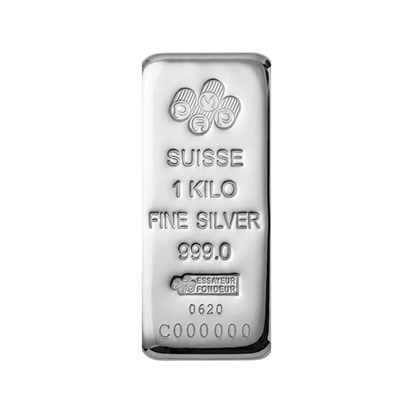 1kg PAMP Silver Cast Bar