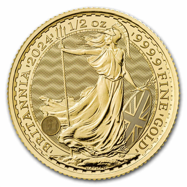 UK Britannia 1/2 oz Gold Coins - ID 3135