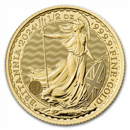 UK Britannia 1/2 oz Gold Coins - ID 3135