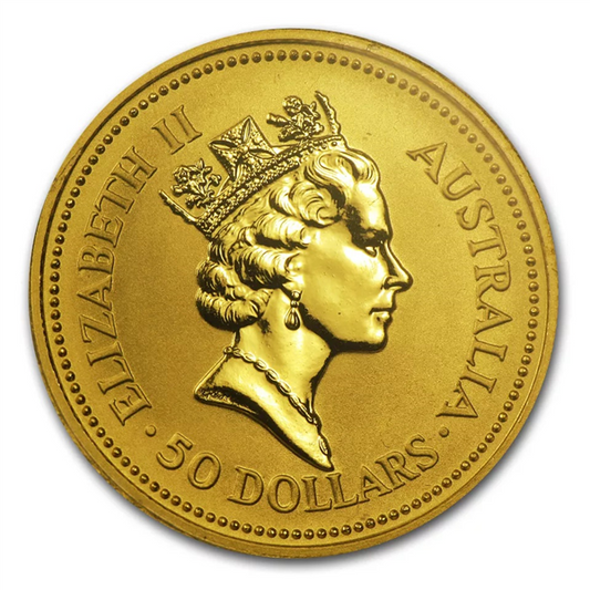 Australian Kangaroo Nugget 1/2 oz Gold Coins - ID 4727