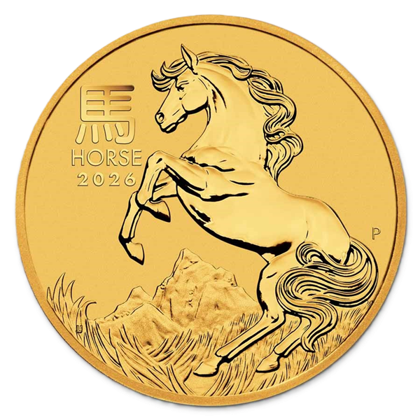 Perth Mint Lunar Series 2 gr Gold Coins - ID 4679