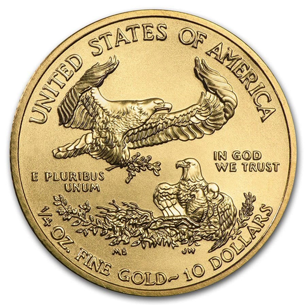 GMS American Gold Eagle 8 gr Gold Coins - ID 3240