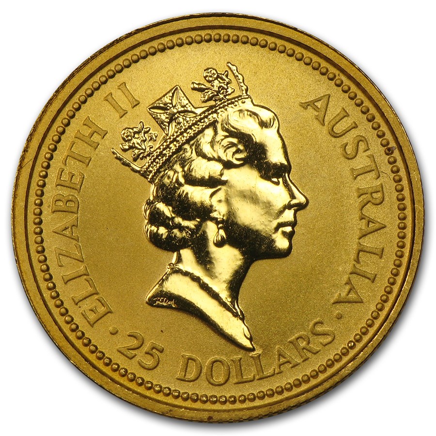 Australian Kangaroo Nugget 1/4 oz Gold Coins - ID 3040