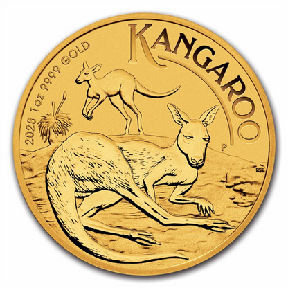 Australian Kangaroo Nugget Gold Coins - ID 4435