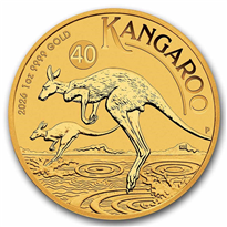 Australian Kangaroo Nugget 1 oz Gold Coins - ID 4754