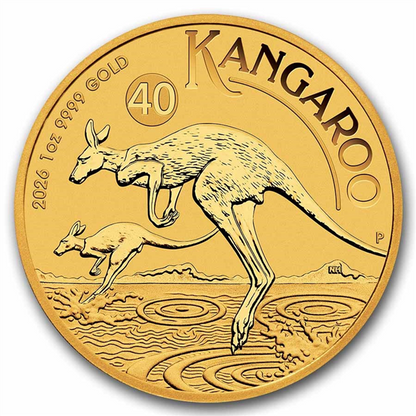 Australian Kangaroo Nugget Gold Coins - ID 4754
