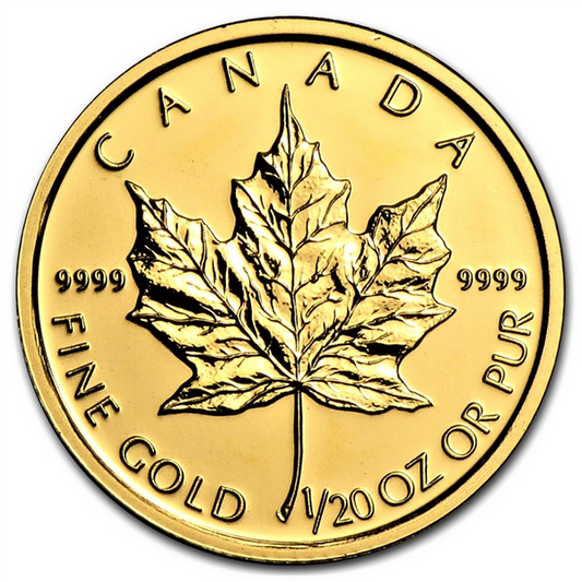 Canadian Maple Leaf 2 gr Gold Coins - ID 4756