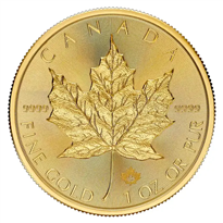 Canadian Maple Leaf 1 oz Gold Coins - ID 4803