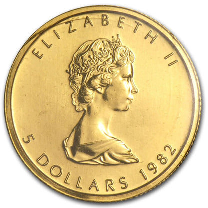 Canadian Maple Leaf 3 gr Gold Coins - ID 3086