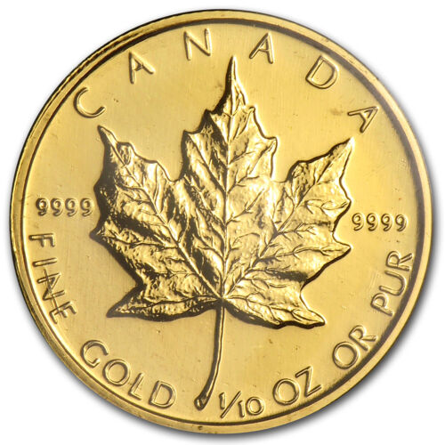 Canadian Maple Leaf 3 gr Gold Coins - ID 3086