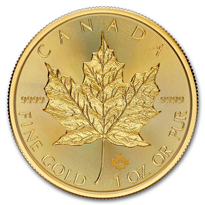 Canadian Maple Leaf 1 oz Gold Coins - ID 4417