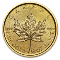 Canadian Maple Leaf 1/2 oz Gold Coins - ID 1685