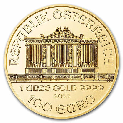 Austrian Philharmonics 1 oz Gold Coins - ID 2645