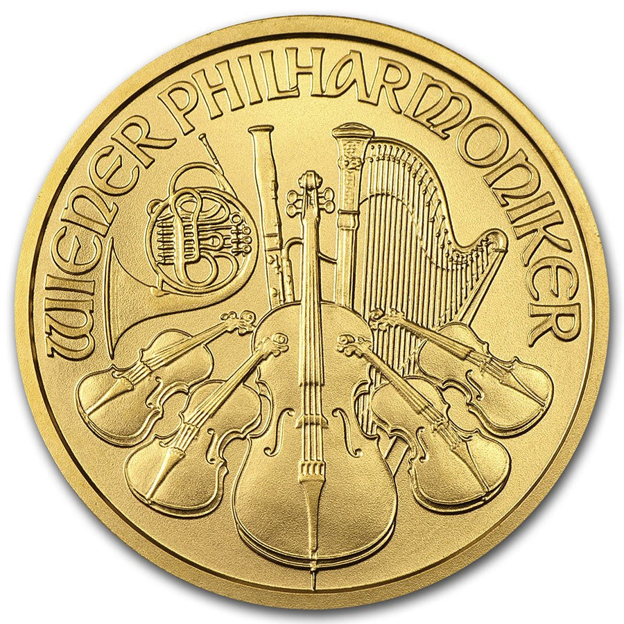 Austrian Philharmonics 1/2 oz Gold Coins - ID 2766