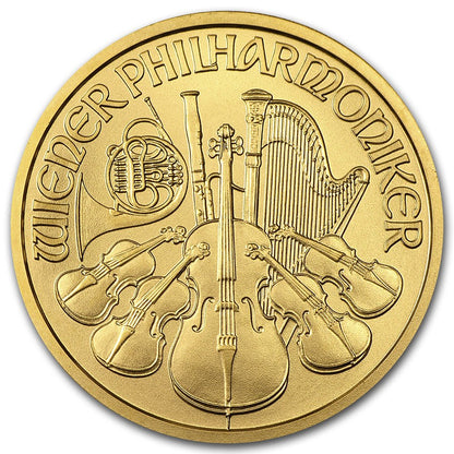 Austrian Philharmonics 1/2 oz Gold Coins - ID 2766
