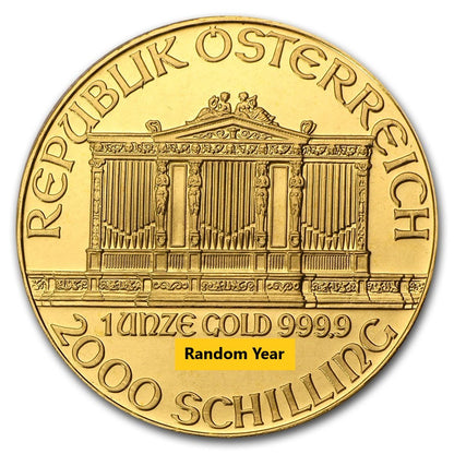 Austrian Philharmonics 1 oz Gold Coins - ID 323
