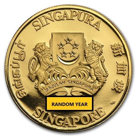 Singapore Lion 999.9 Gold Coins - ID 2584