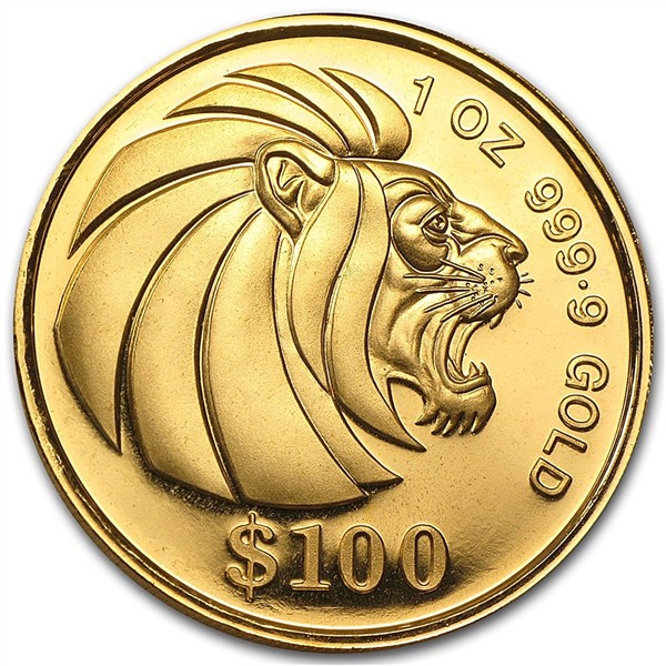 Singapore Lion 999.9 Gold Coins - ID 2584