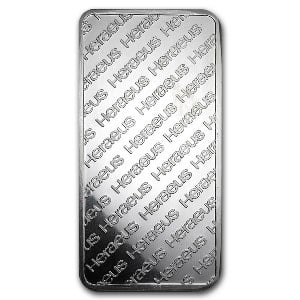 Heraeus Minted Silver Bars - ID 420
