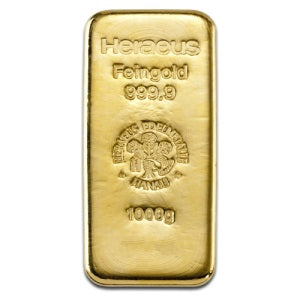 Heraeus Cast Gold Bars - ID 254