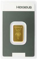 Heraeus Minted Gold Bars - ID 3143